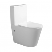 Унітаз підлоговий Qtap Vlasta Ultra Quiet безобідковий з сидінням Soft-close WHITE QT28228300W Унітаз підлоговий Qtap Vlasta Ultra Quiet безобідковий з сидінням Soft-close WHITE QT28228300W